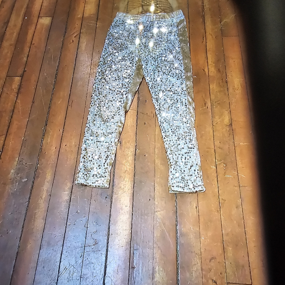 Me and joy sequins golden pants